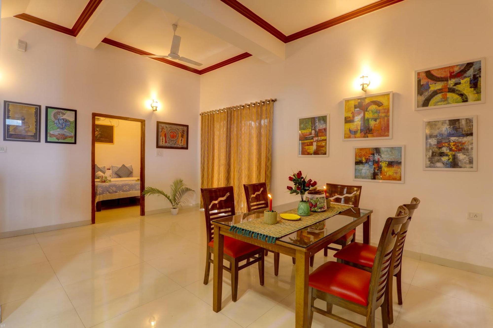 9BHK Villa for Big Groups, Private Pool-WiFi-Cartaker-Parking, North Goa Baga Esterno foto