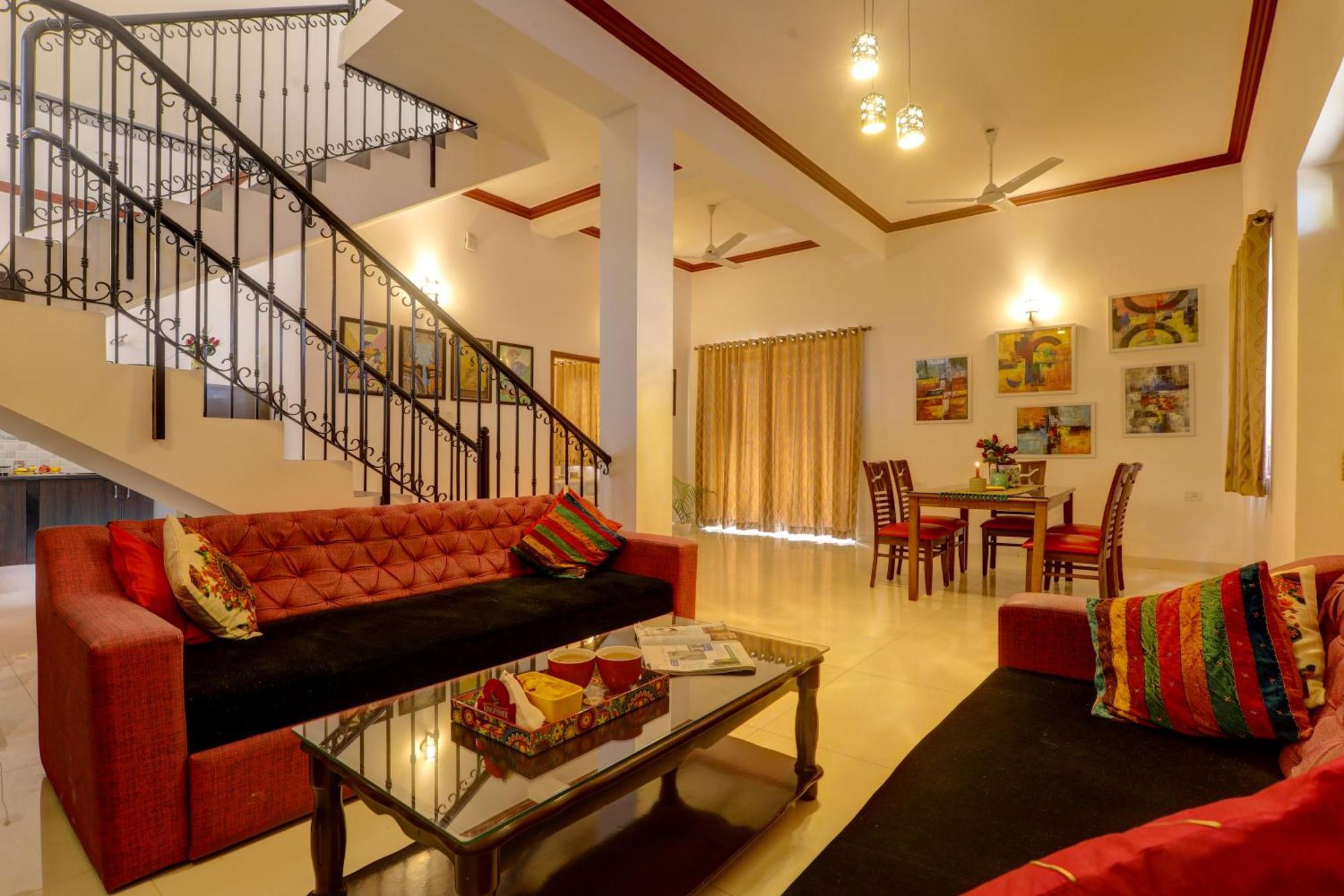 9BHK Villa for Big Groups, Private Pool-WiFi-Cartaker-Parking, North Goa Baga Esterno foto