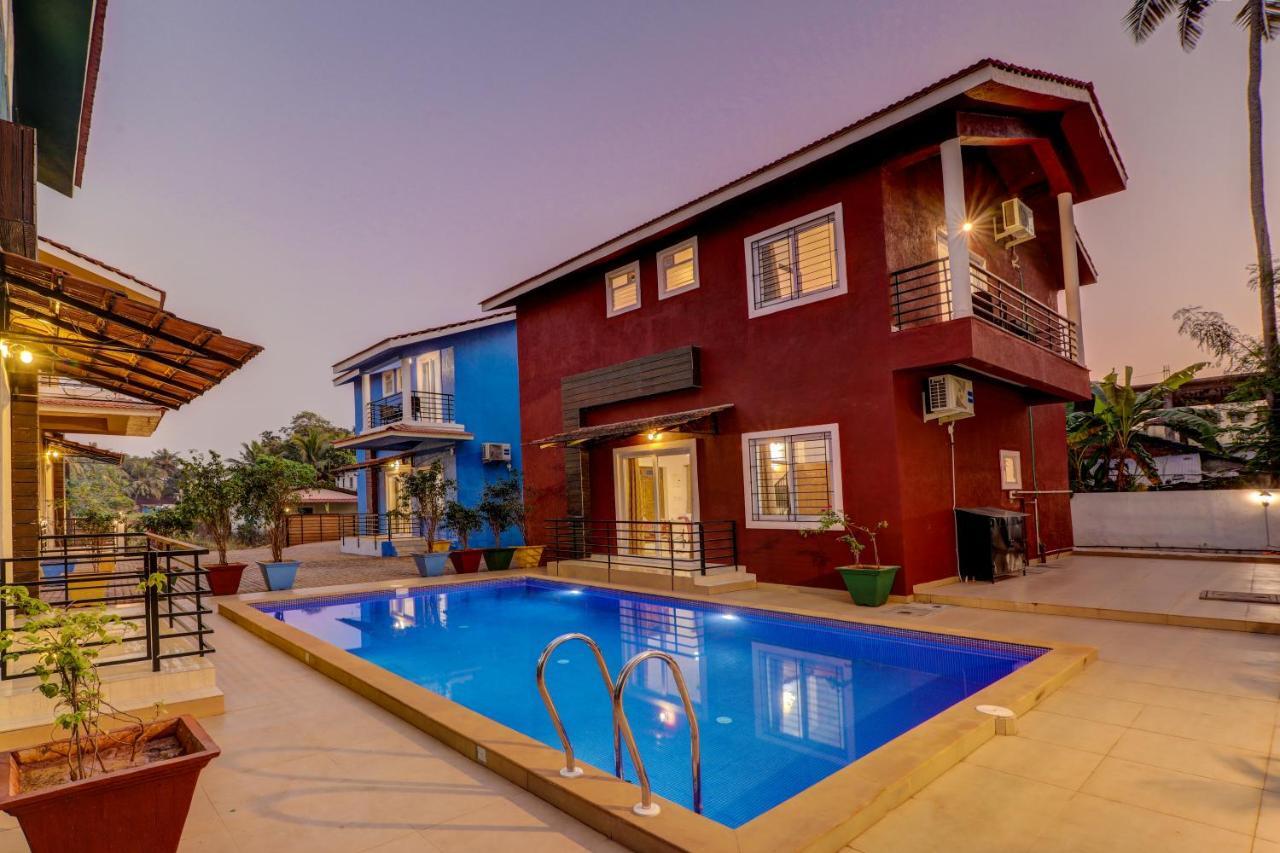 9BHK Villa for Big Groups, Private Pool-WiFi-Cartaker-Parking, North Goa Baga Esterno foto